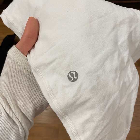 WHITE cropped align jogger - Picture 4 of 4